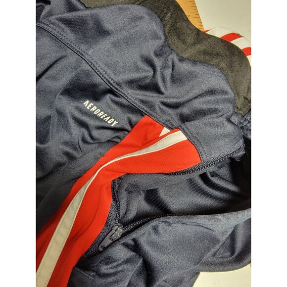 Adidas Aeroready Primegreen Red White Blue Drawstring Running Shorts - Medium - Picture 7 of 8